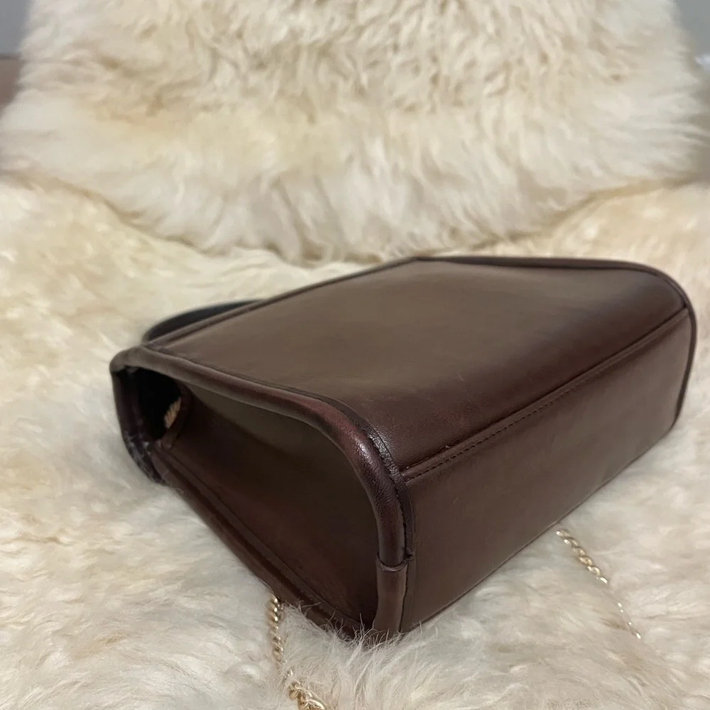 Vintage Coach Regina Satchel Crossbody Bag 9983 Mahogany
